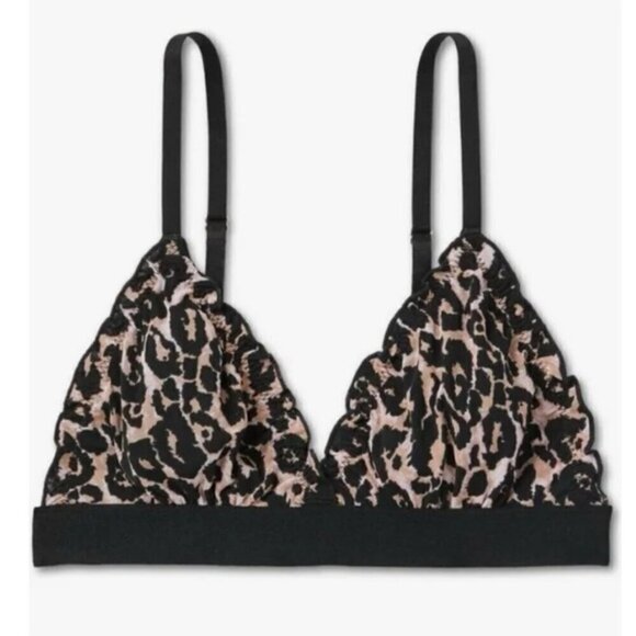 DVF X Target Leopard Mesh Bra NWT - Picture 1 of 2